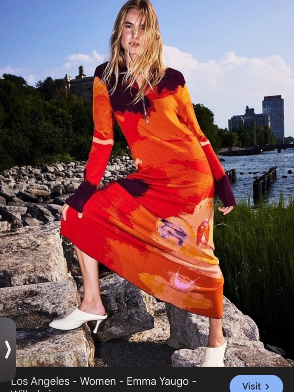 Rodebjer Clemins art maxi